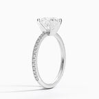 18K Solid Gold Micro Pavé Lab Diamond Ring