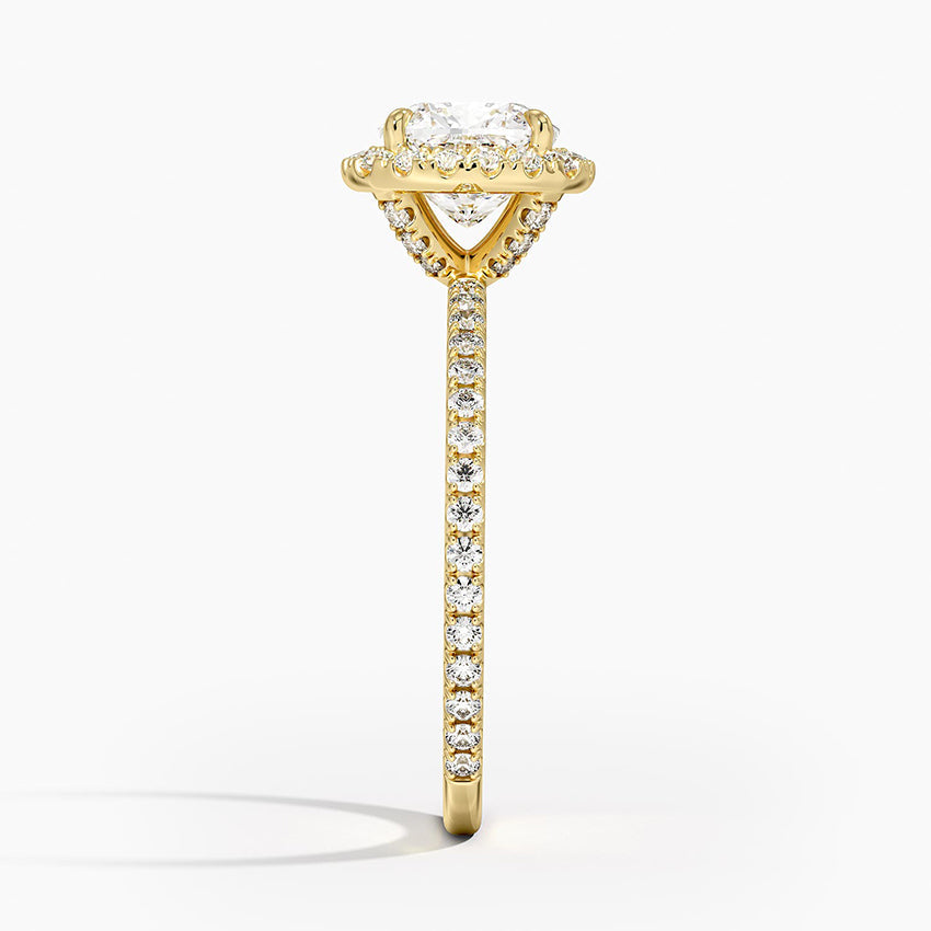 Halo Pave Ring