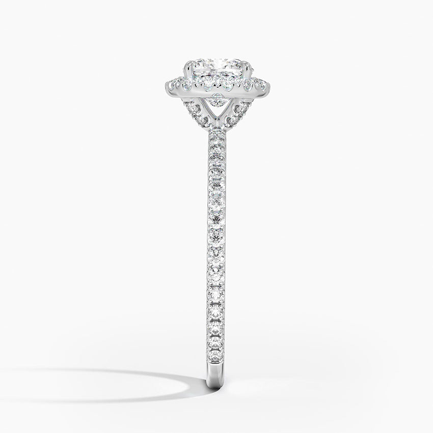 Halo Pave Ring