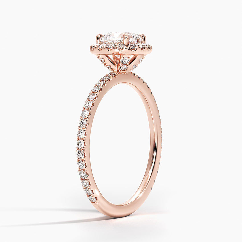 Halo Pave Ring