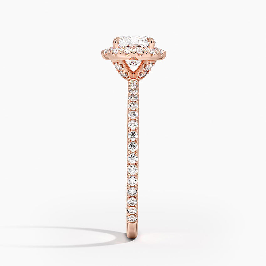 Halo Pave Ring