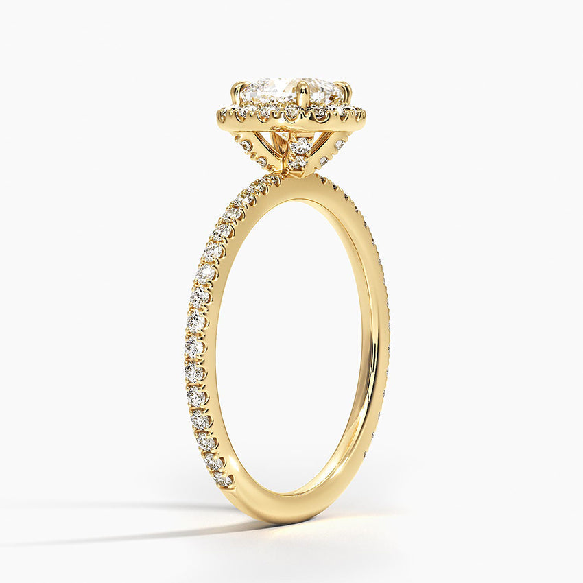 Halo Pave Ring