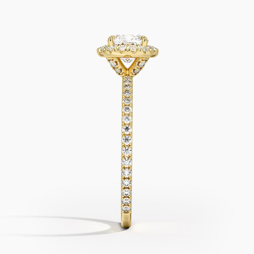 Halo Pave Ring