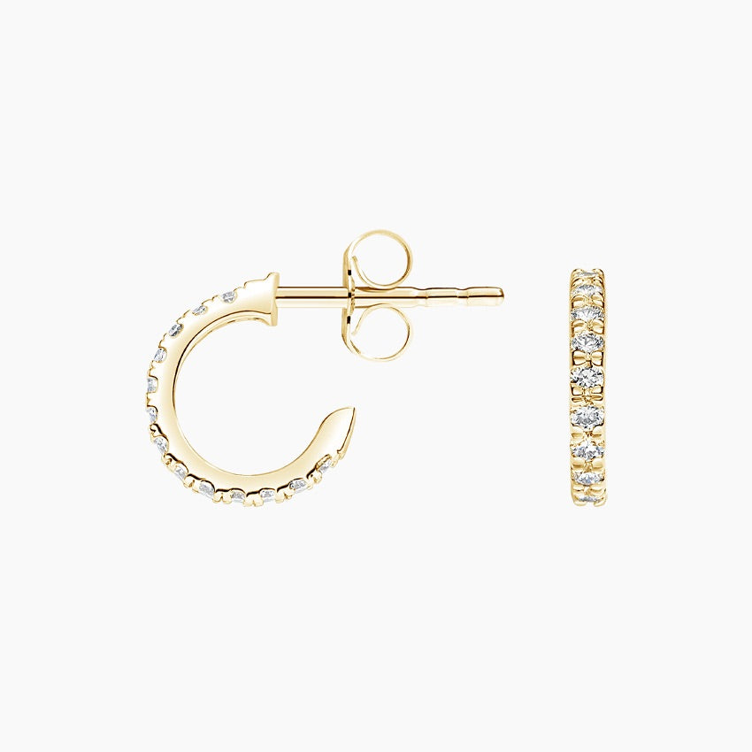 Aroma Hoop Lab Diamond Earrings (0.2 ct. tw.) 18K Gold