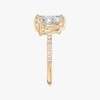 18K Solid Gold 3 Carat Pavé Toi et Moi Lab Diamond Ring