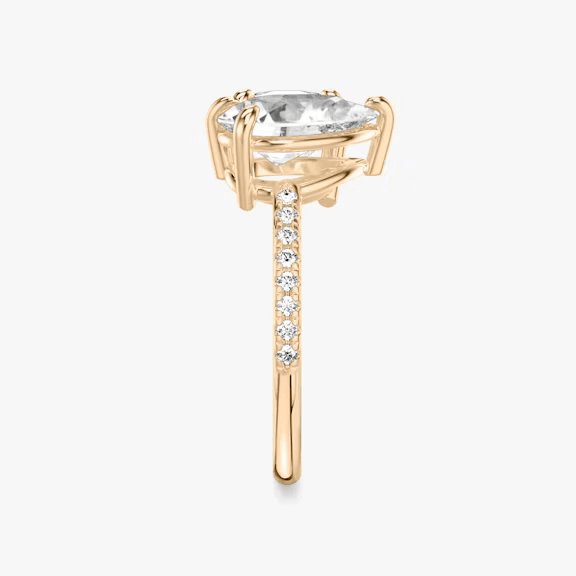 Toi et Moi - Pave - 1.5 ct - 1.5 ct