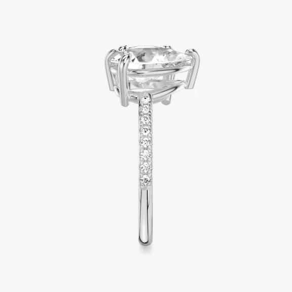 Toi et Moi - Pave - 1.5 ct - 1.5 ct