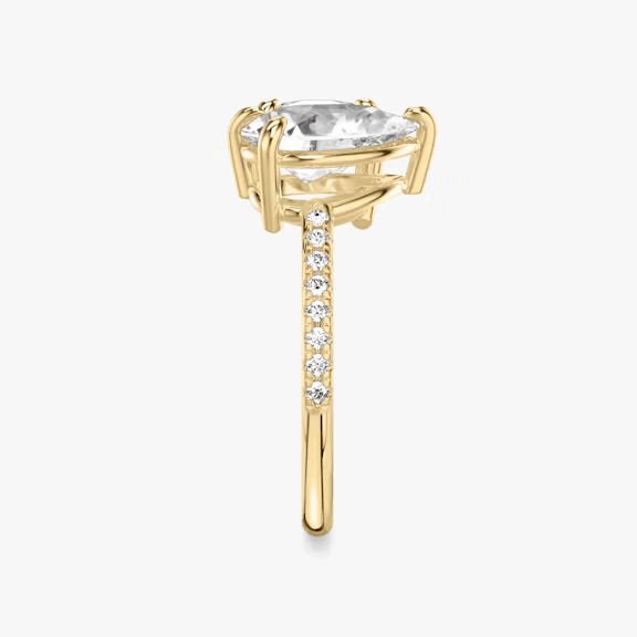 Toi et Moi - Pave - 1.5 ct - 1.5 ct