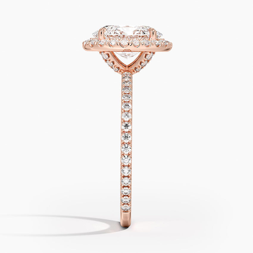 Halo Pave Ring