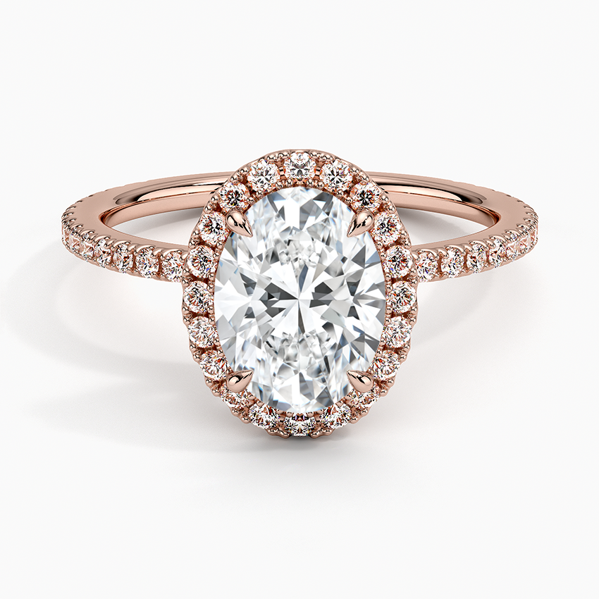 Halo Pave Ring
