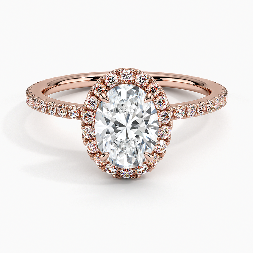 Halo Pave Ring