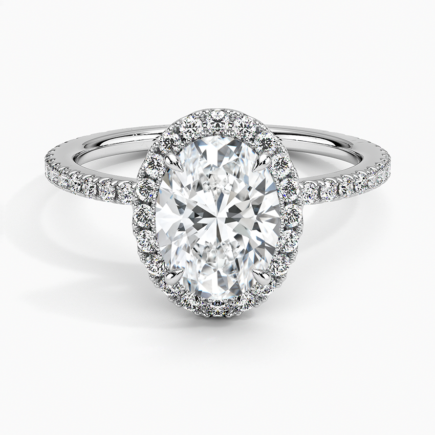Halo Pave Ring