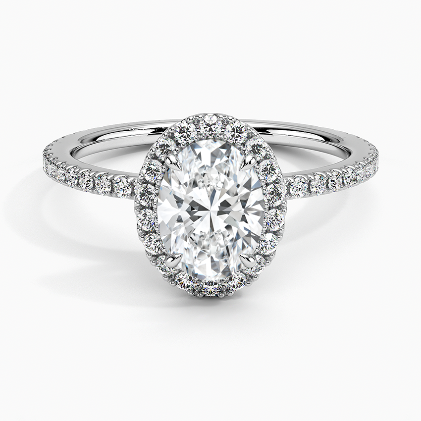 Halo Pave Ring