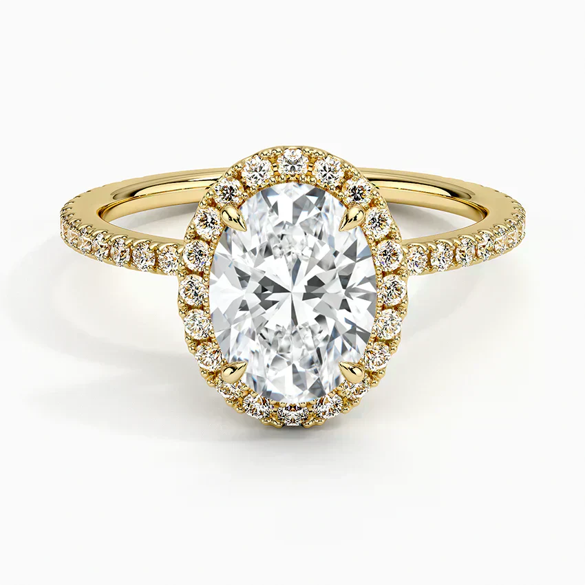 Halo Pave Ring
