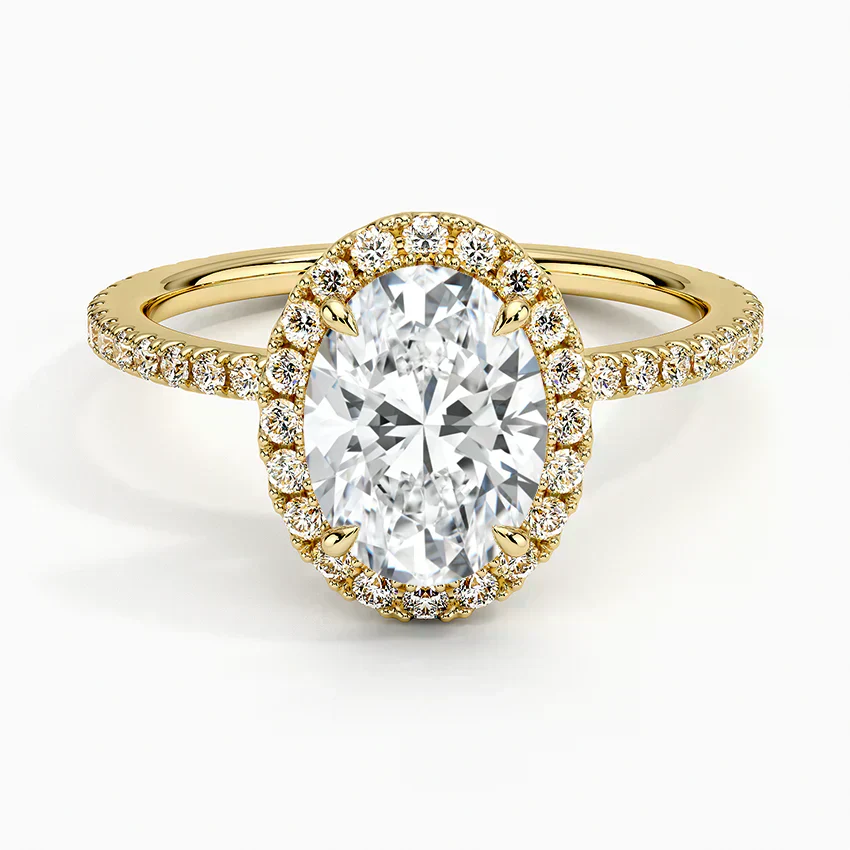 Halo Pave Ring