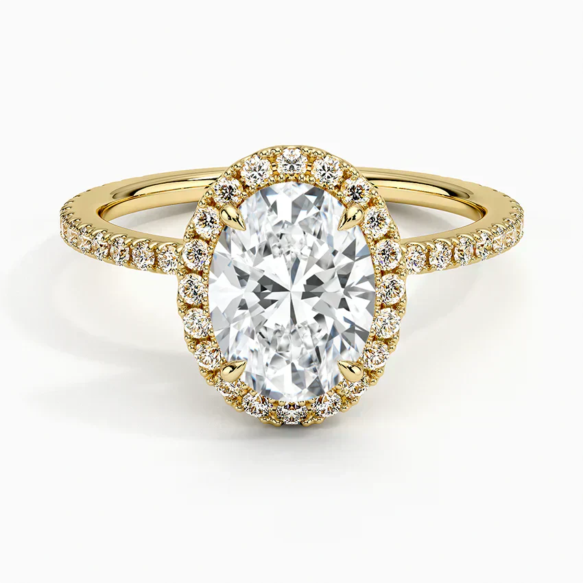 Halo Pave Ring