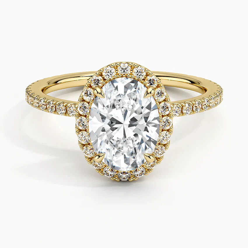 Halo Pave Ring