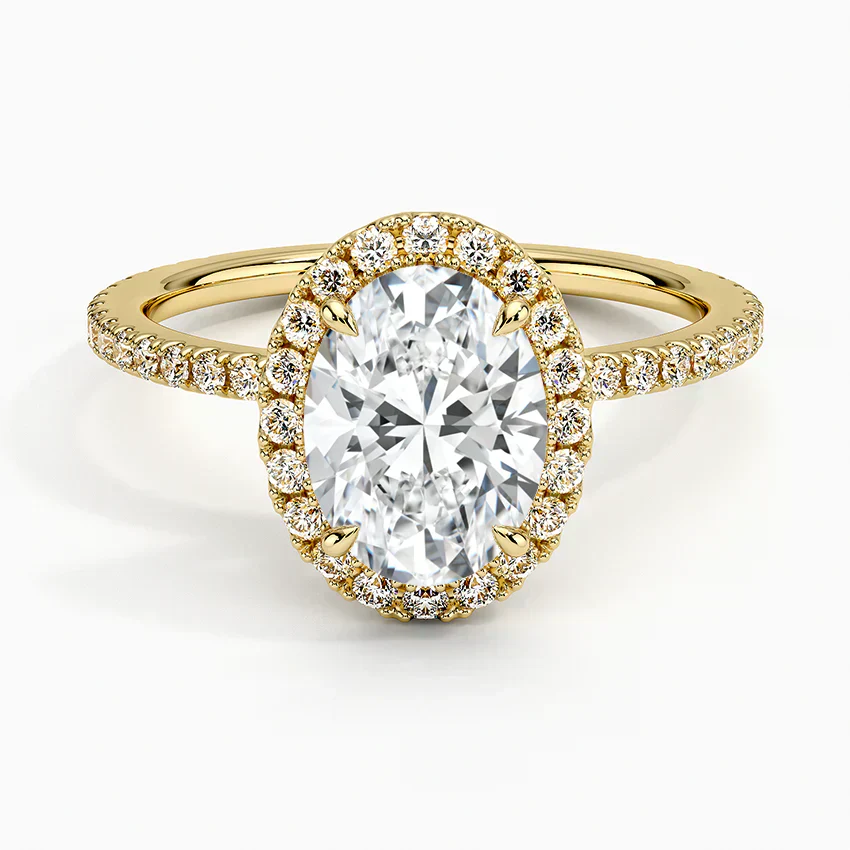 Halo Pave Ring