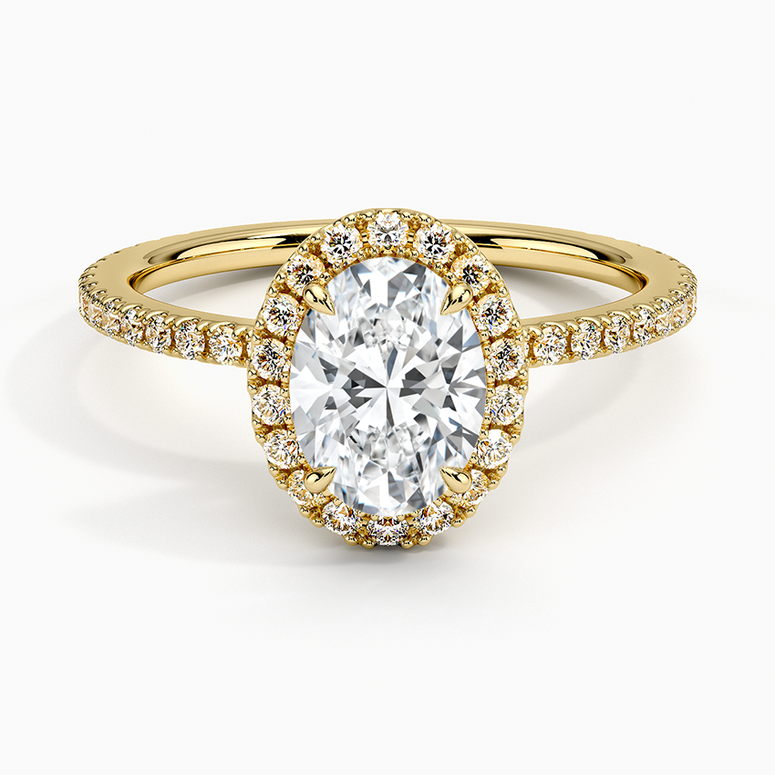 Halo Pave Ring
