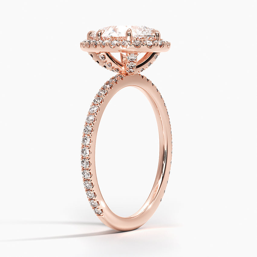 Halo Pave Ring
