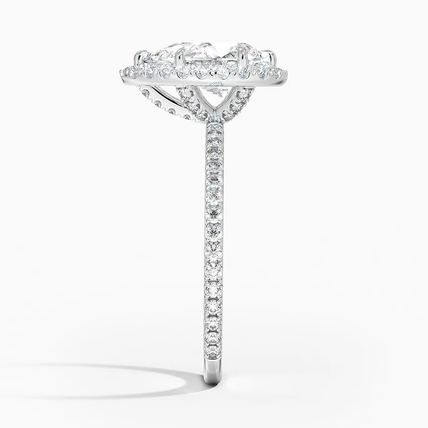 Halo Pave Ring