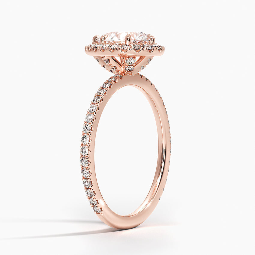 Halo Pave Ring