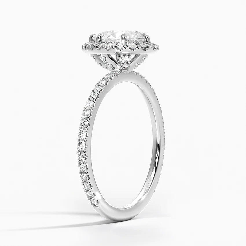 Halo Pave Ring