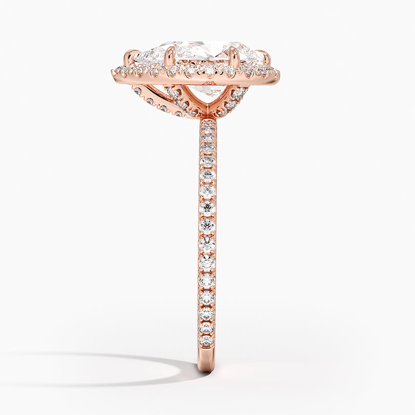 Halo Pave Ring