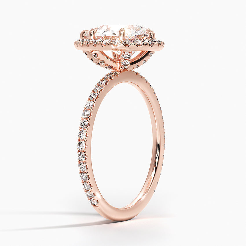 Halo Pave Ring