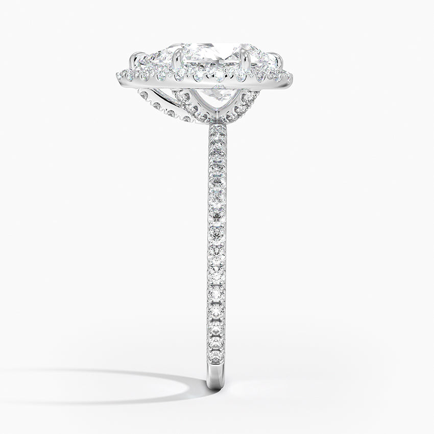 Halo Pave Ring