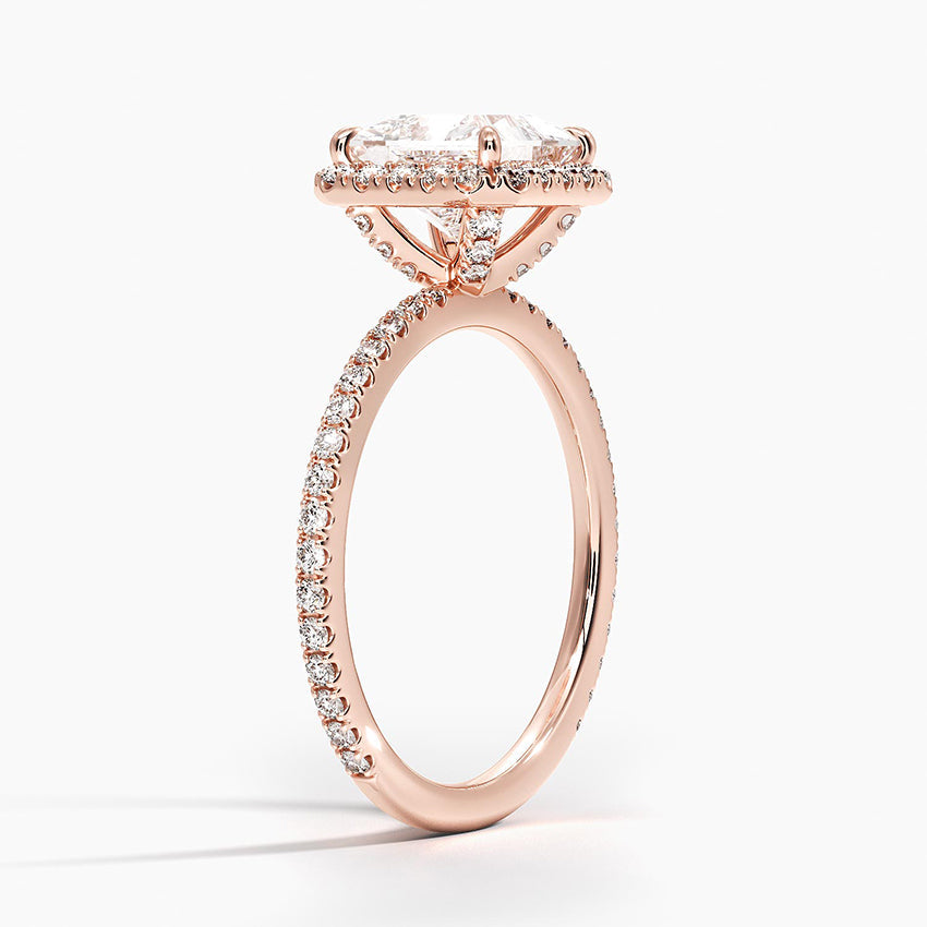 Halo Pave Ring