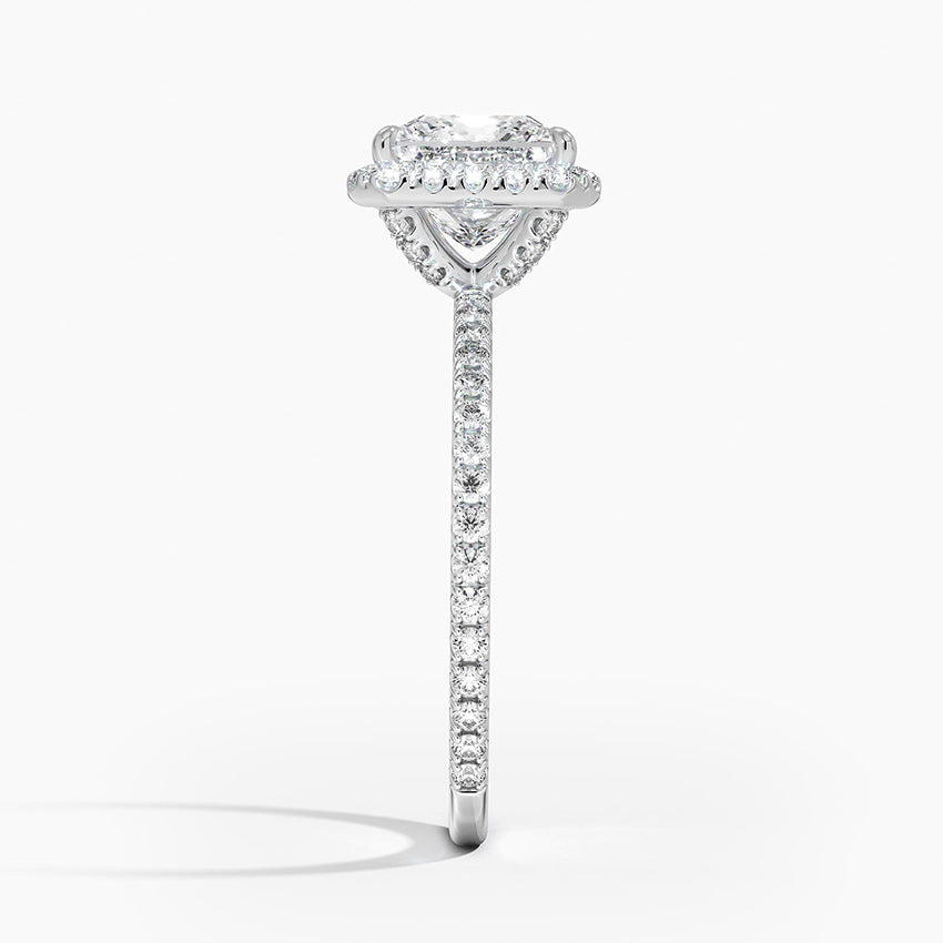 Halo Pave Ring