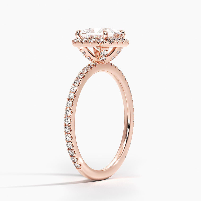 Halo Pave Ring