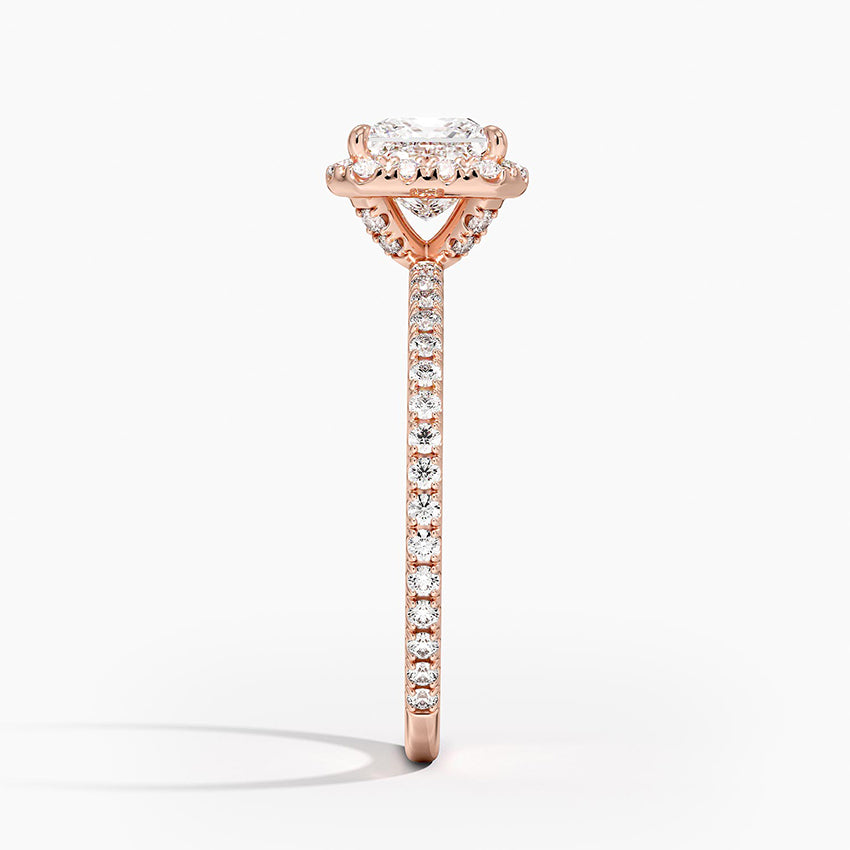 Halo Pave Ring