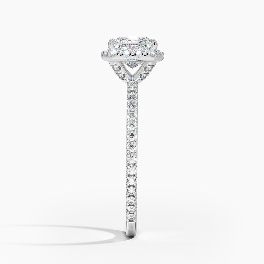 Halo Pave Ring