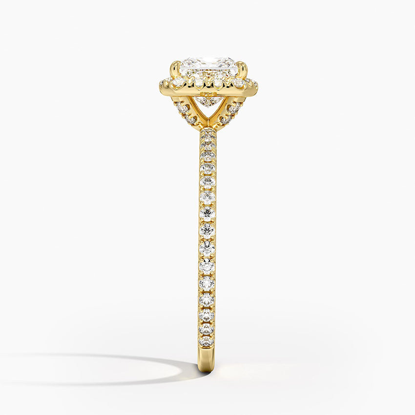 Halo Pave Ring