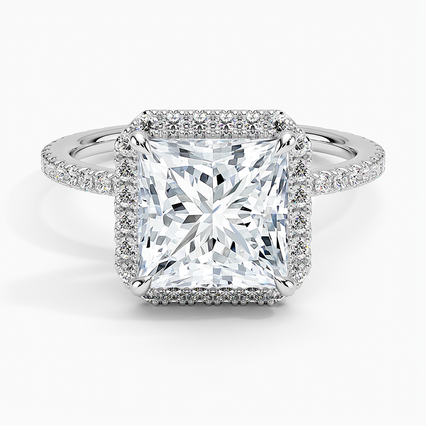 Halo Pave Ring
