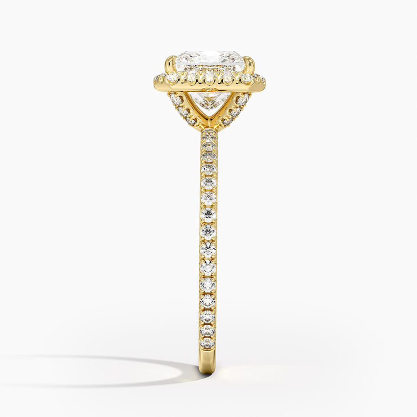 Halo Pave Ring