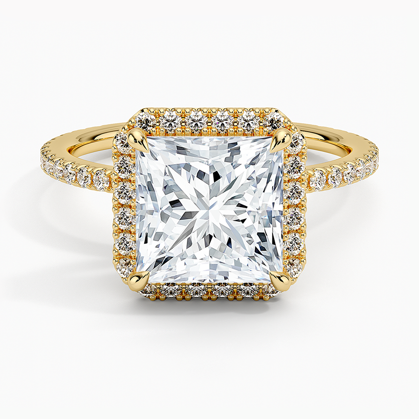 Halo Pave Ring