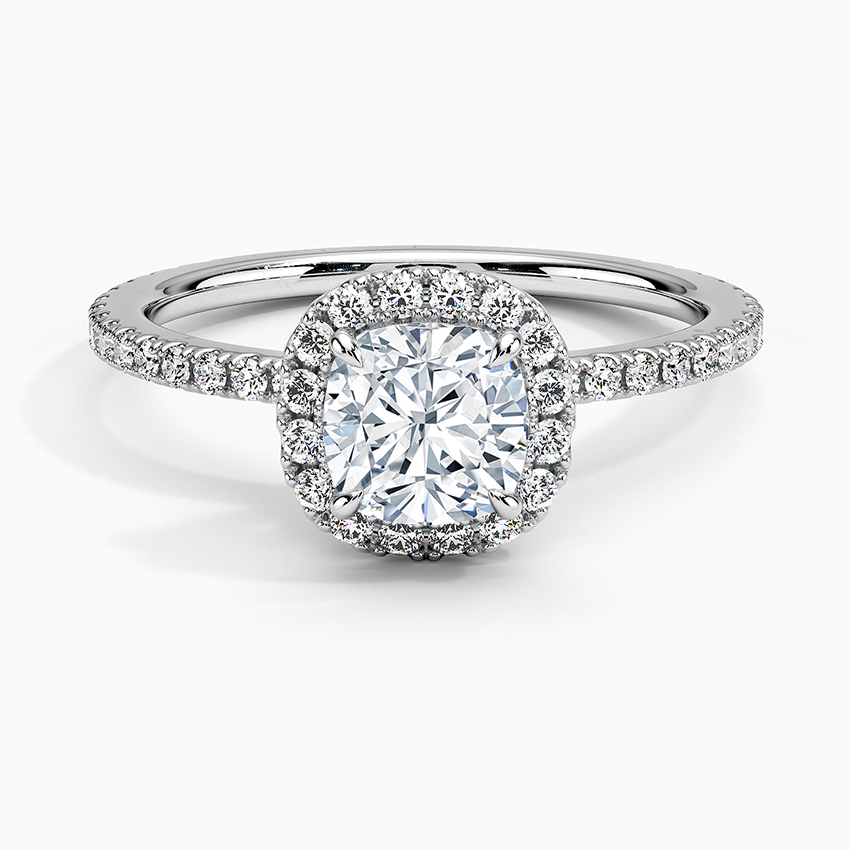 Halo Pave Ring