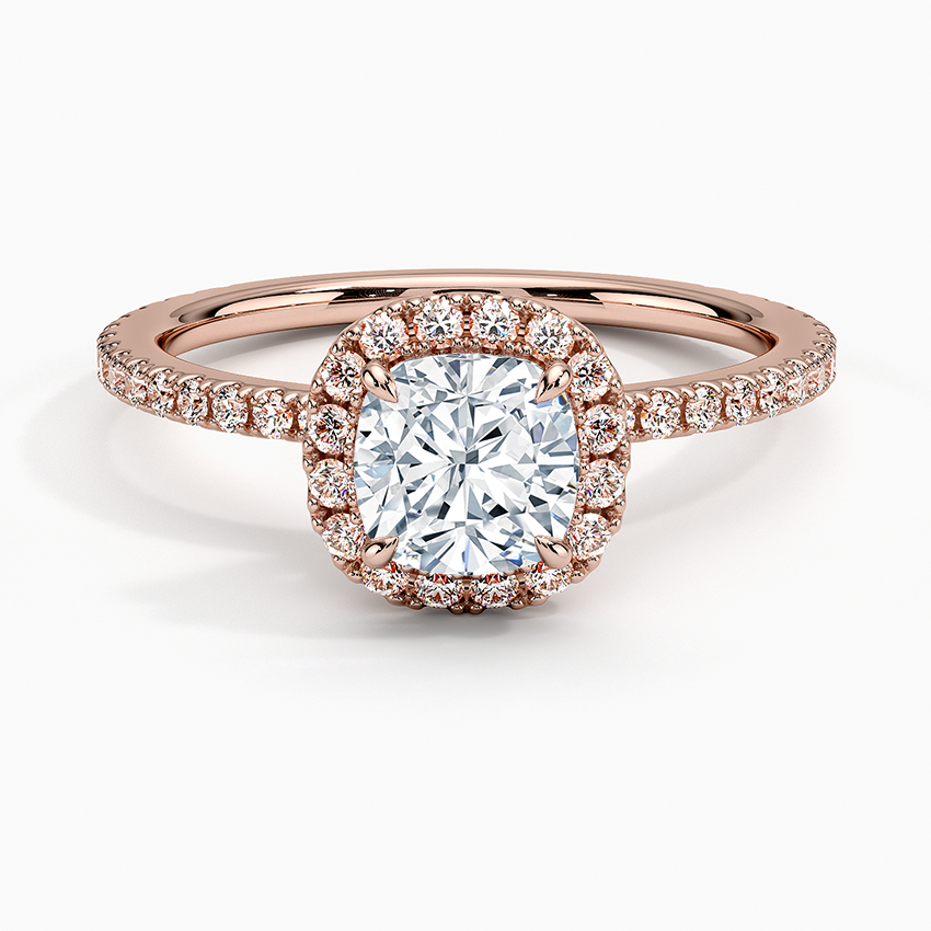 Halo Pave Ring