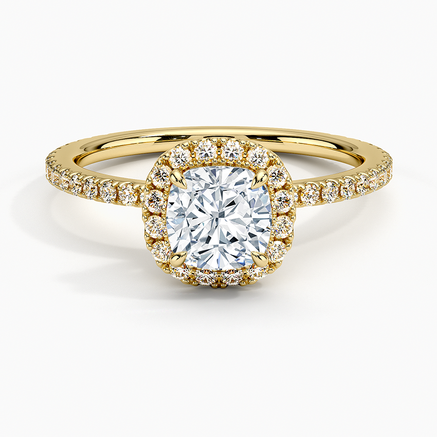 Halo Pave Ring
