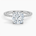 ecomposer-view with diamond shape-cushion,ecomposer-size-2-ct,ecomposer-metal type-white-gold-18k