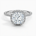 ecomposer-view with diamond shape-cushion,ecomposer-size-2-ct,ecomposer-metal type-white-gold-18k