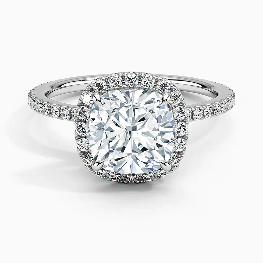 Halo Pave Ring