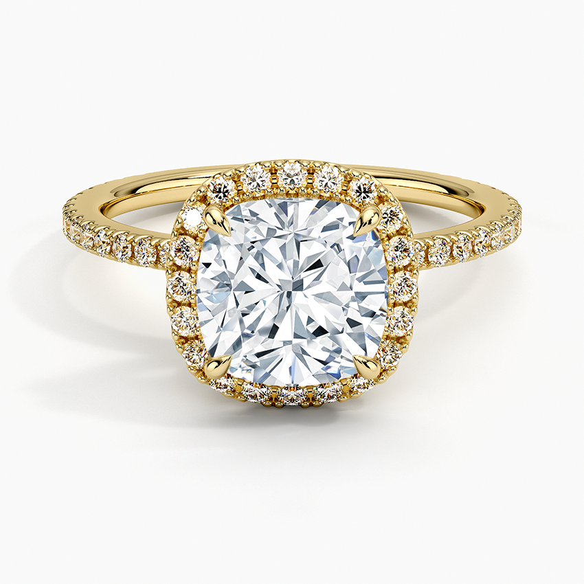 Halo Pave Ring