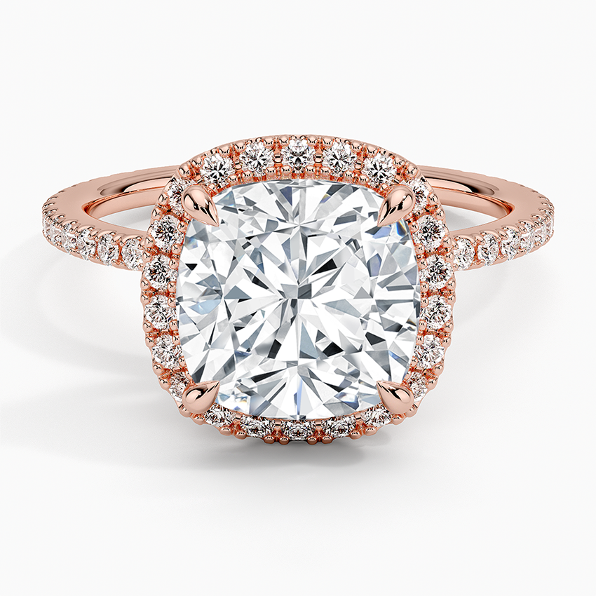 Halo Pave Ring