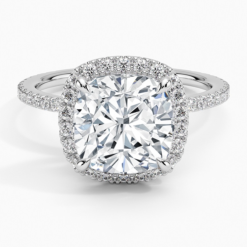 Halo Pave Ring