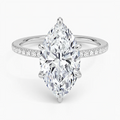 ecomposer-view with diamond shape-marquise, ecomposer-metal type-white-gold-18k