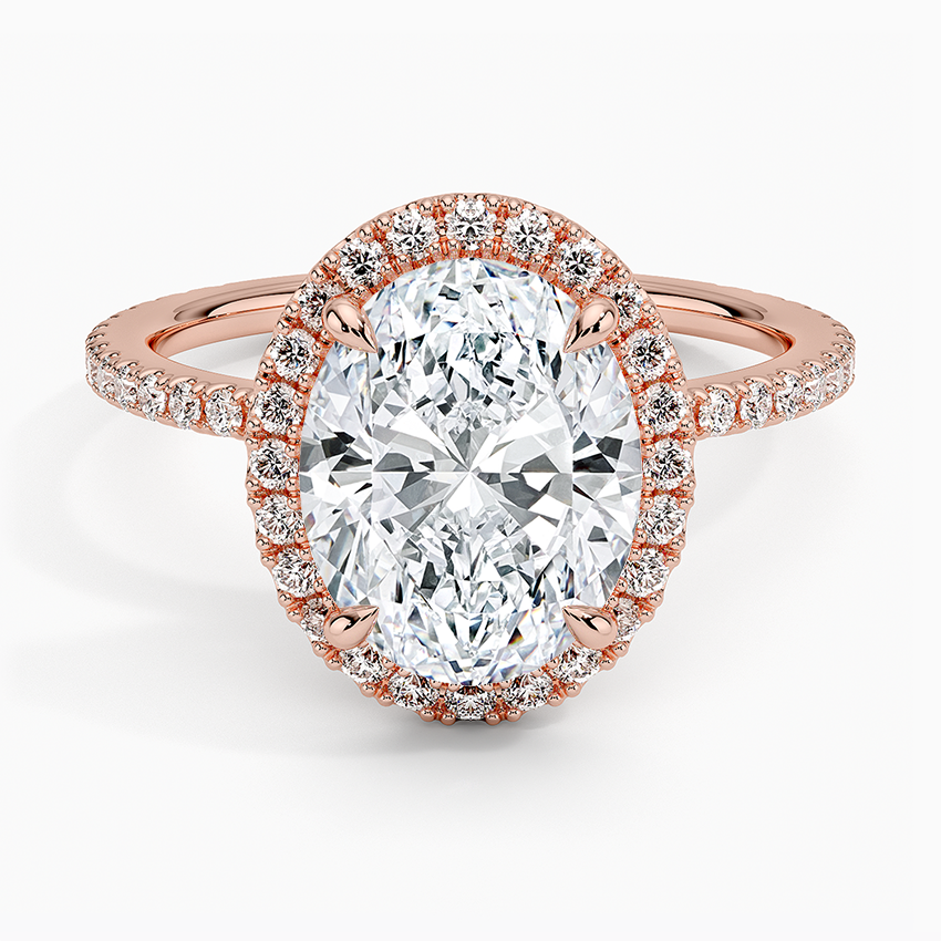 Halo Pave Ring